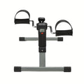 Foldable Mini Fitness Car with Display Screen - Black