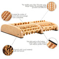 1pc Wooden Foot Massager Roller for Plantar Fasciitis Relief(Brown)