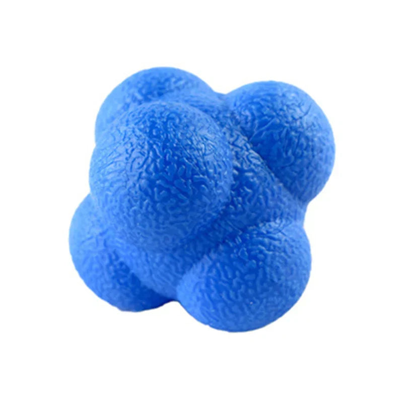 Hexagon Reaction Ball Agility & Reflex Training Tool Blue